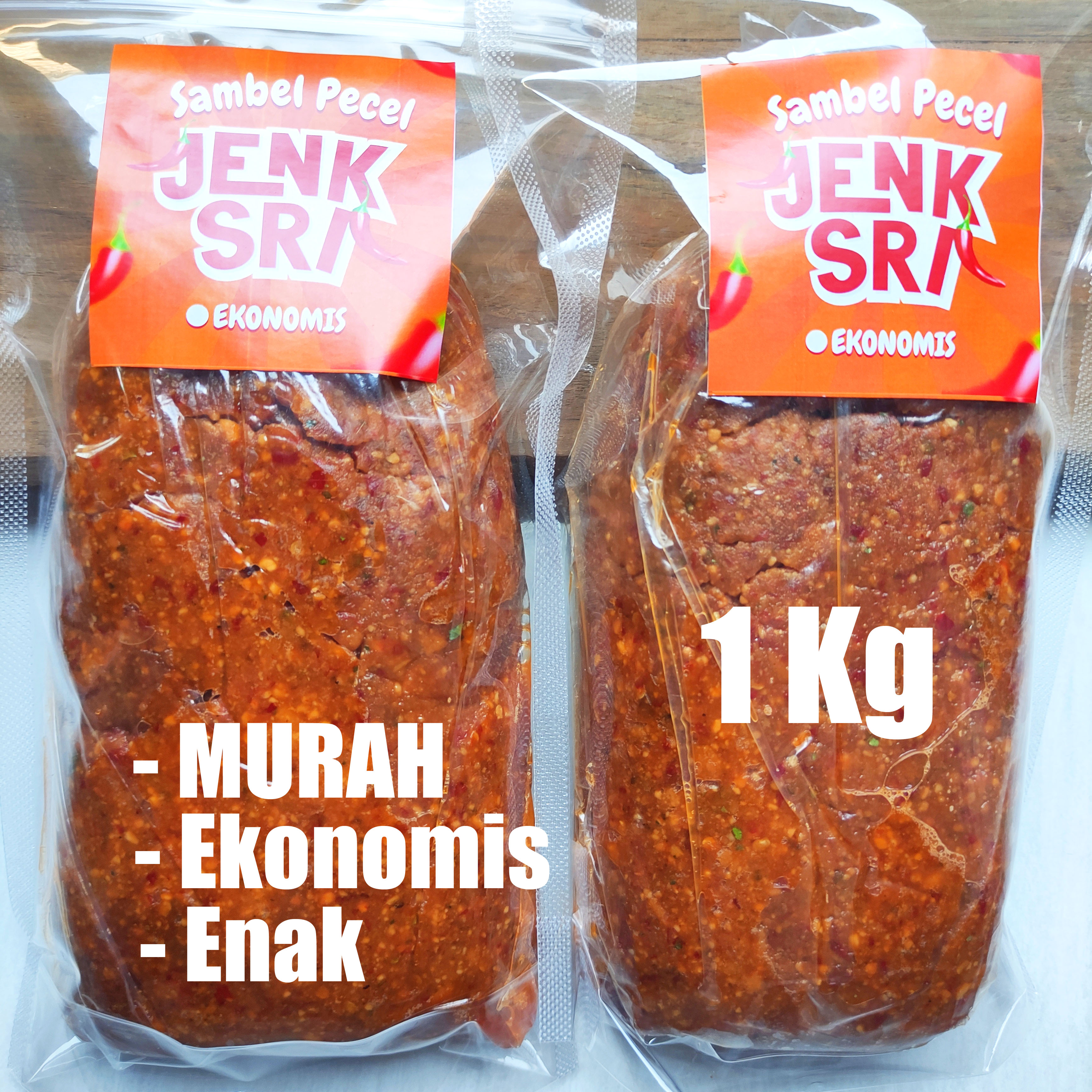 SAMBAL PECEL MADIUN Jenk Sri 1 kg EKONOMIS