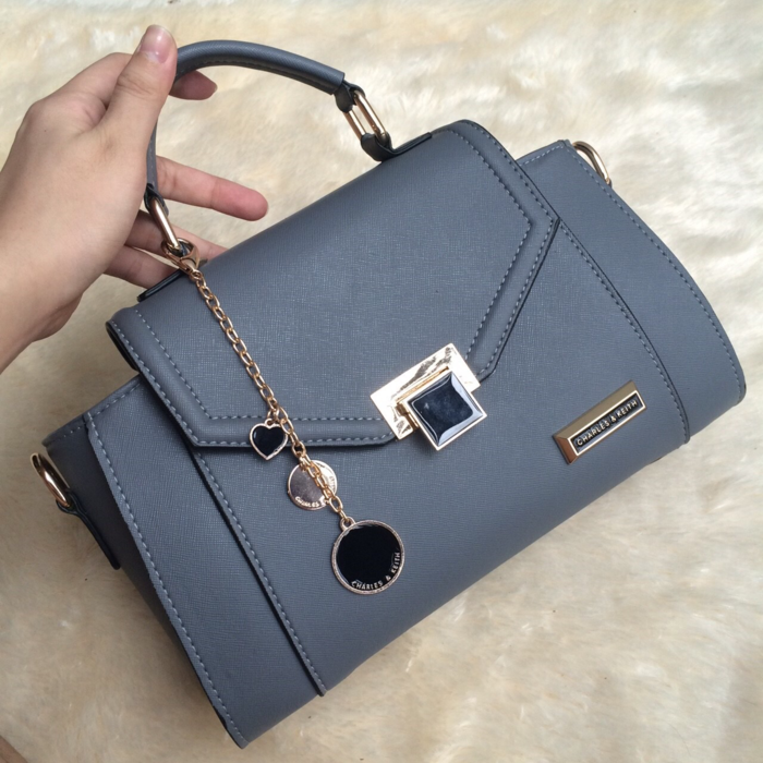 Tas Handbag Ashanty Abu-Abu Murah